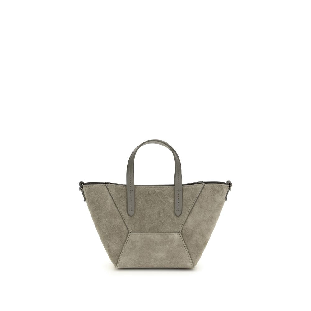 Beige Calf Leather Bos Taurus Shoulder Bag