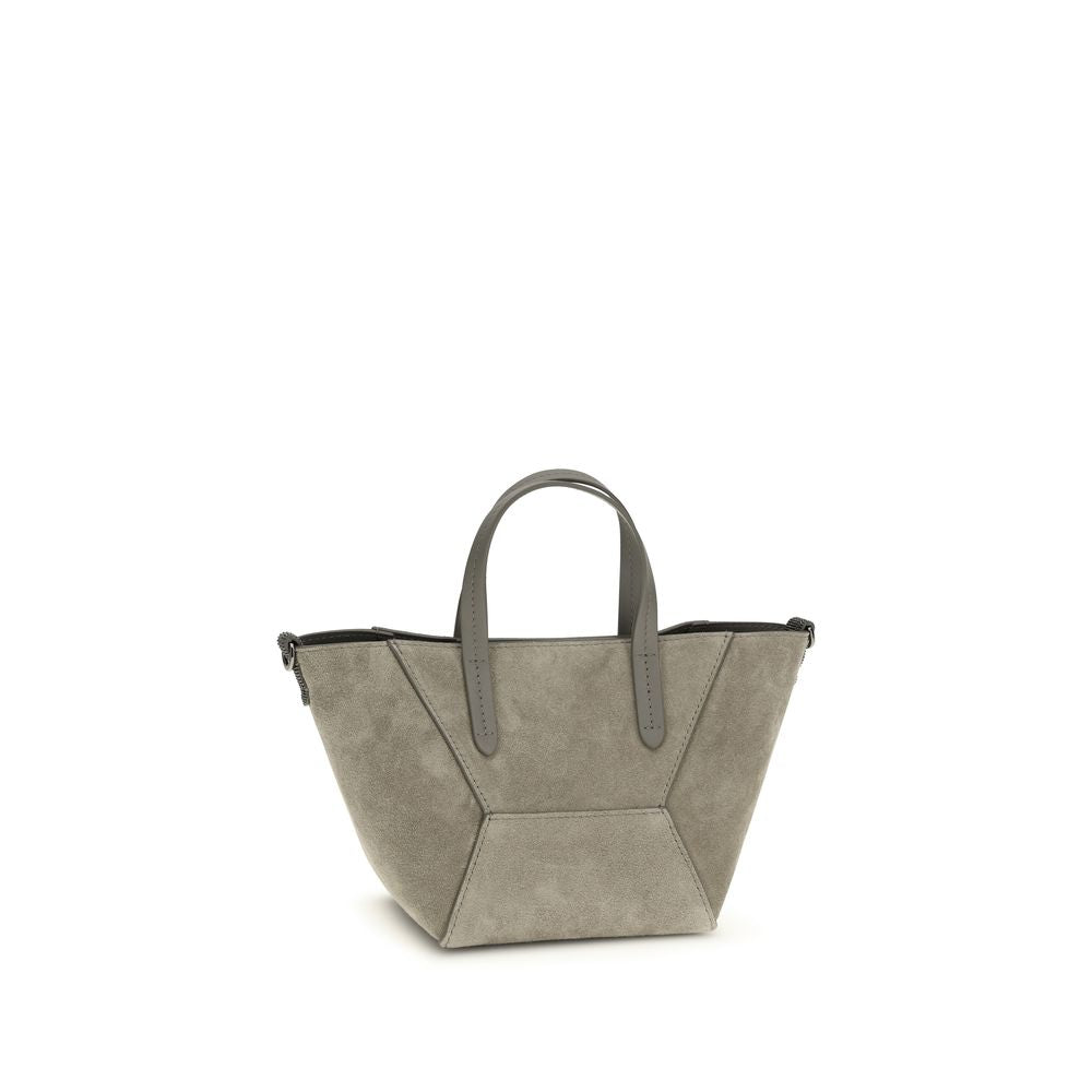Beige Calf Leather Bos Taurus Shoulder Bag