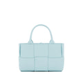 Blue Lamb Leather Tote Bag