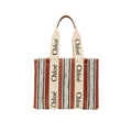 Brown Linen Tote Bag