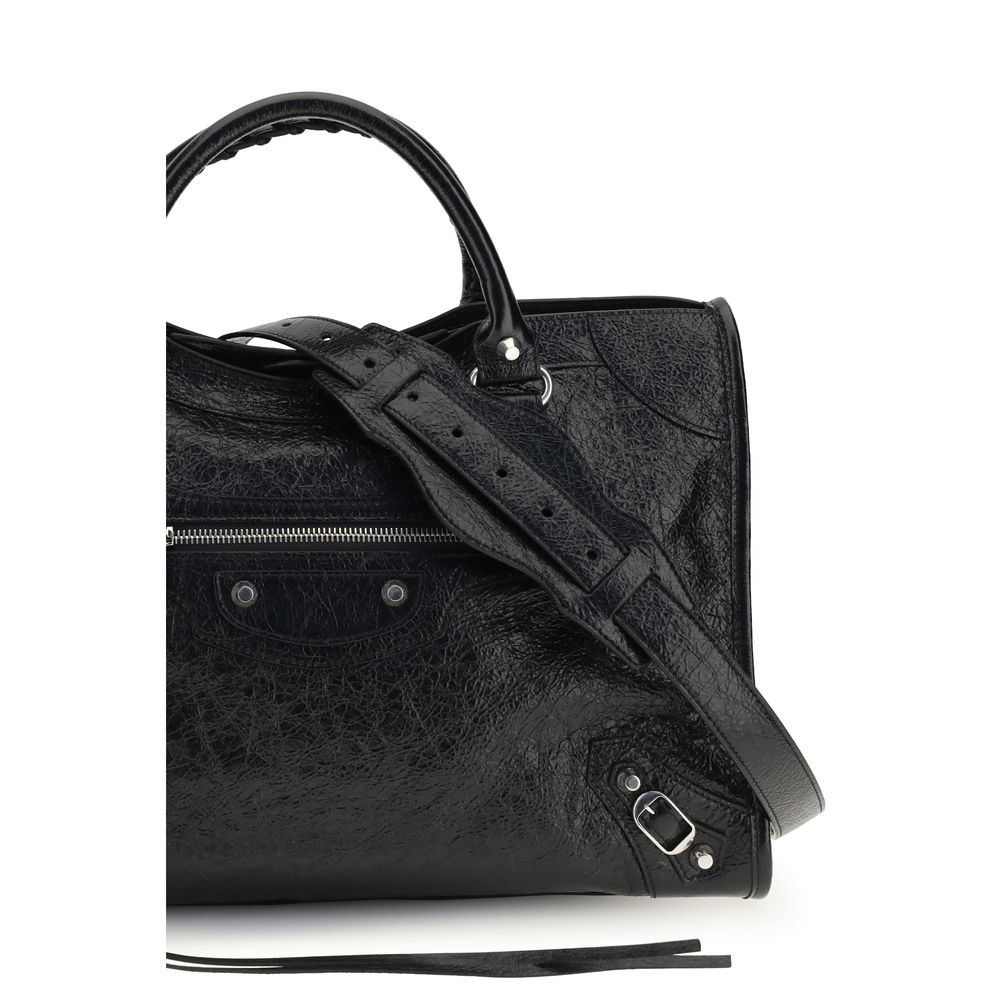 Balenciaga Black Lamb Ovis Aries Aries Handbag
