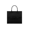 Black Calfskin Tote Bag