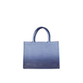 Blue Calfskin Tote Bag