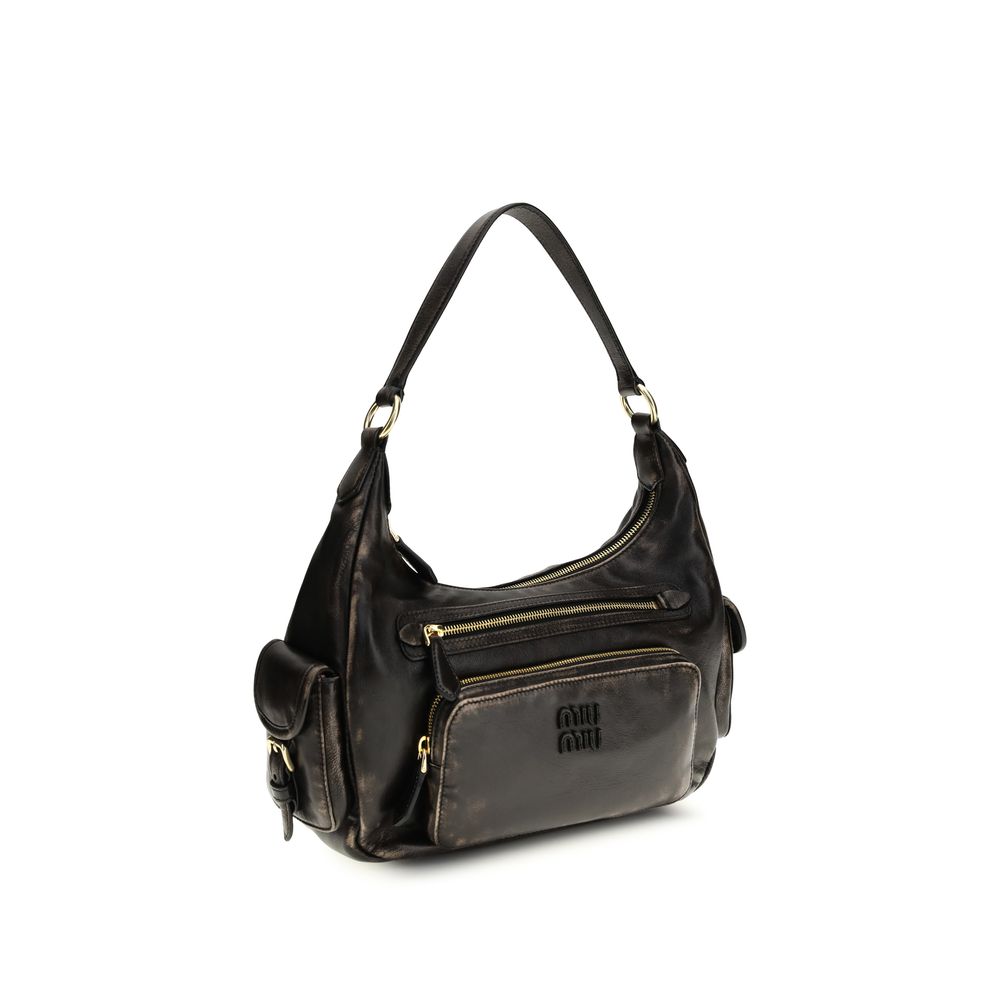 Brown Calf Leather Bos Taurus Shoulder Bag