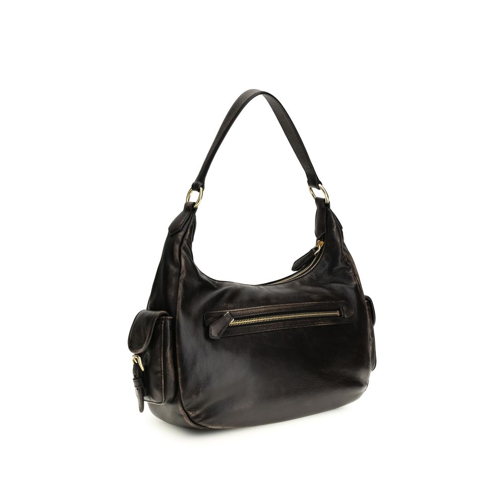 Brown Calf Leather Bos Taurus Shoulder Bag