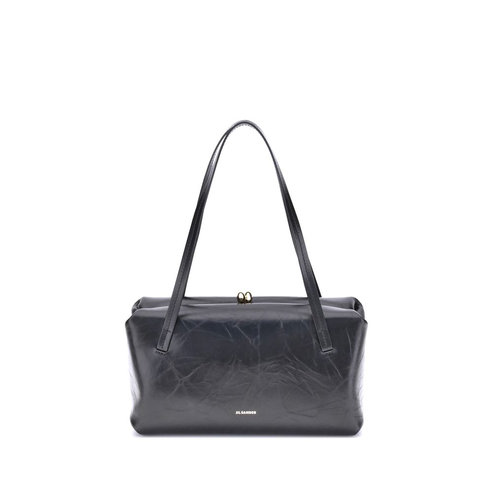 Black Calf Leather Bos Taurus Shoulder Bag