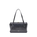 Black Calf Leather Bos Taurus Shoulder Bag