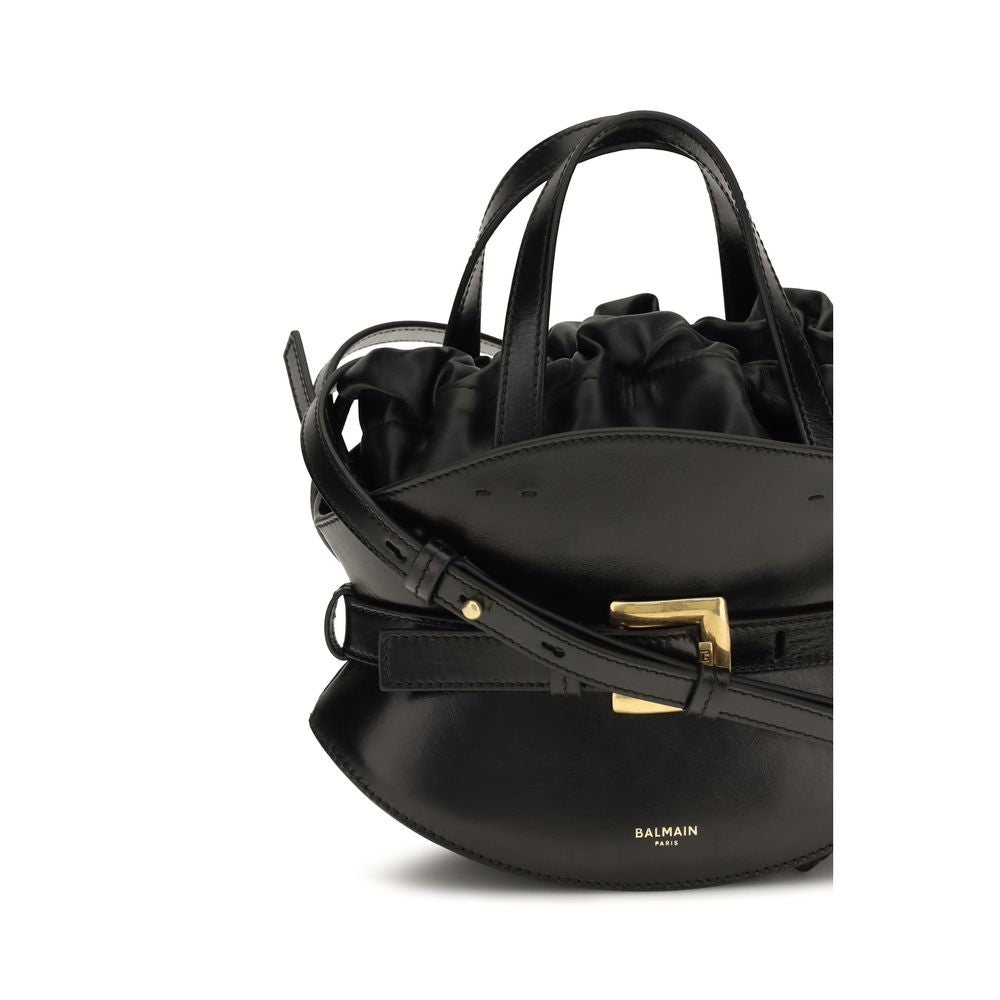 Black Calf Leather Bos Taurus Shoulder Bag