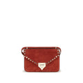 Multicolor Suede Leather Shoulder Bag