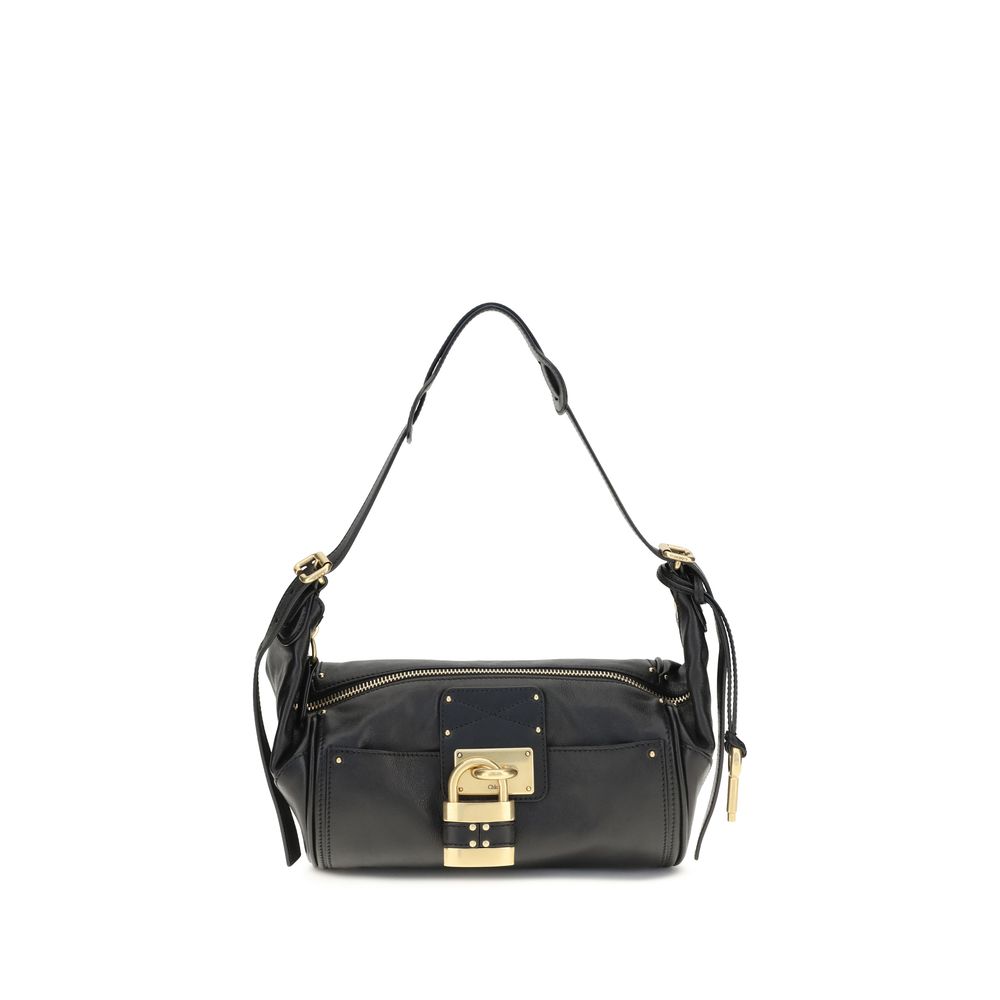 Black Calf Leather Bos Taurus Shoulder Bag