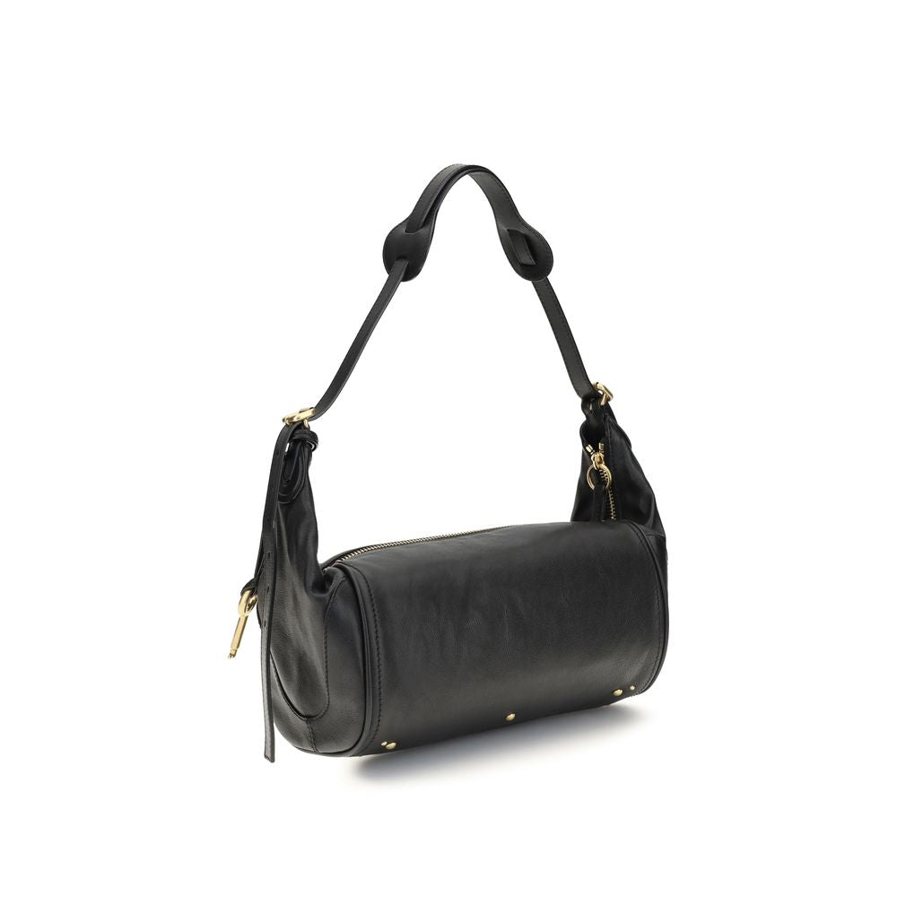 Black Calf Leather Bos Taurus Shoulder Bag