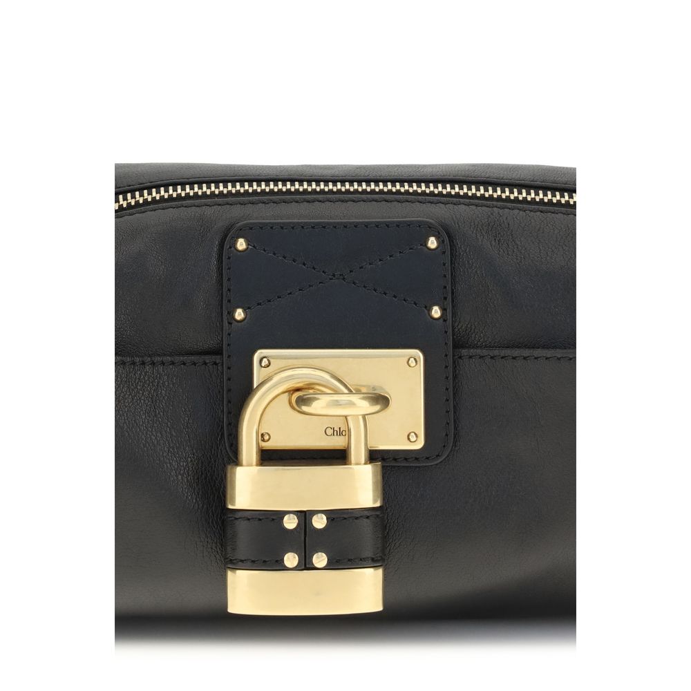 Black Calf Leather Bos Taurus Shoulder Bag
