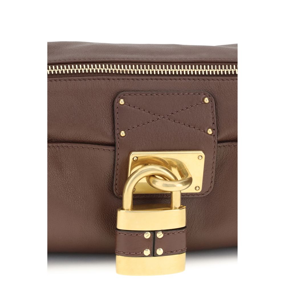 Brown Calf Leather Bos Taurus Shoulder Bag