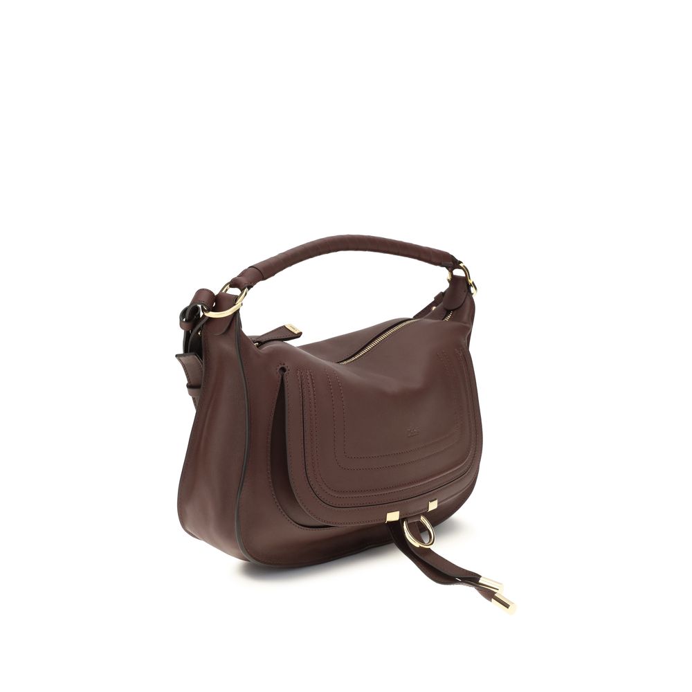 Bordeaux Calf Leather Bos Taurus Shoulder Bag