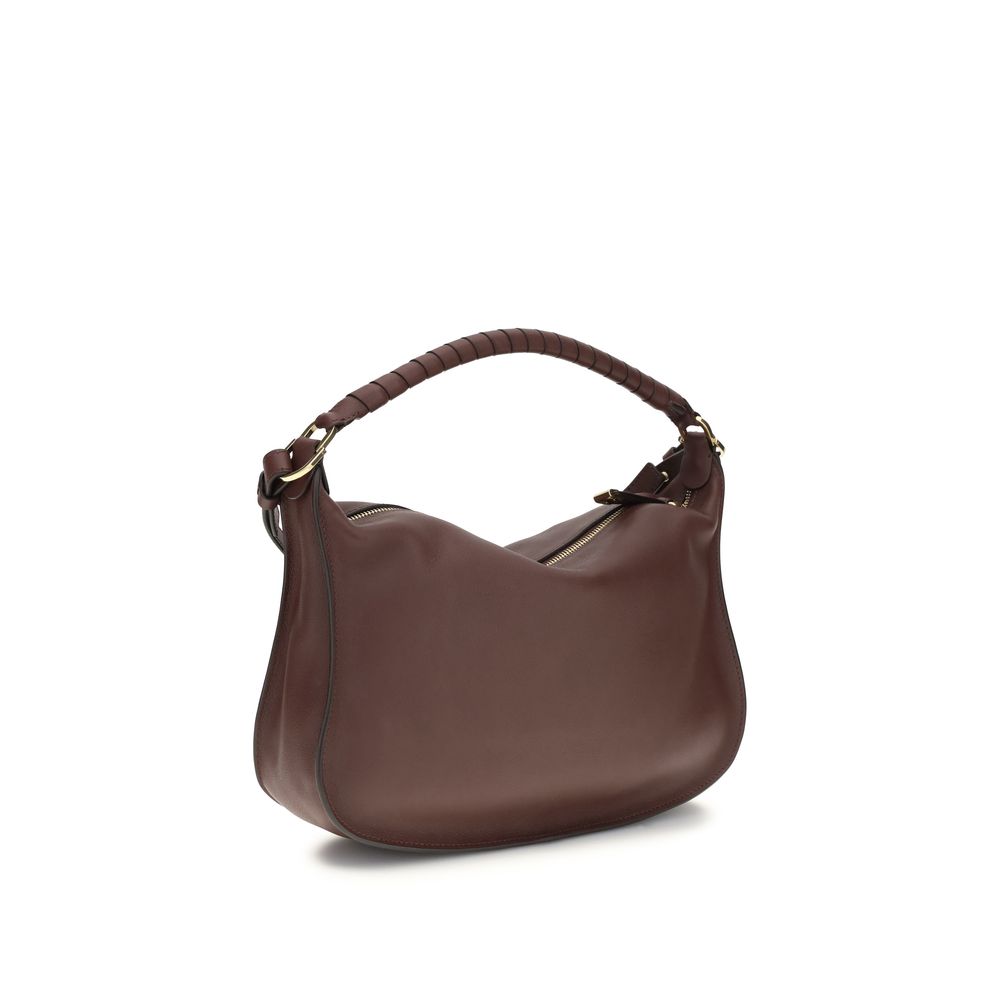 Bordeaux Calf Leather Bos Taurus Shoulder Bag