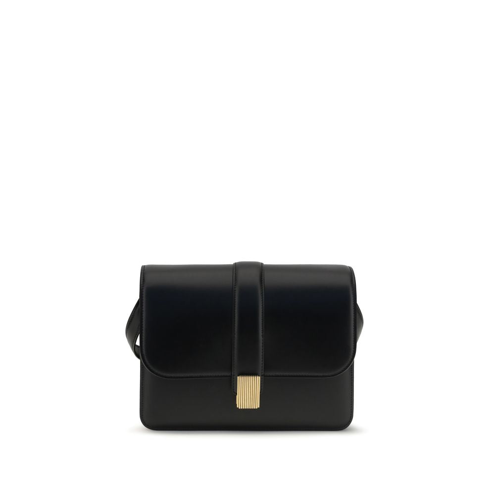 Black Calf Leather Bos Taurus Shoulder Bag
