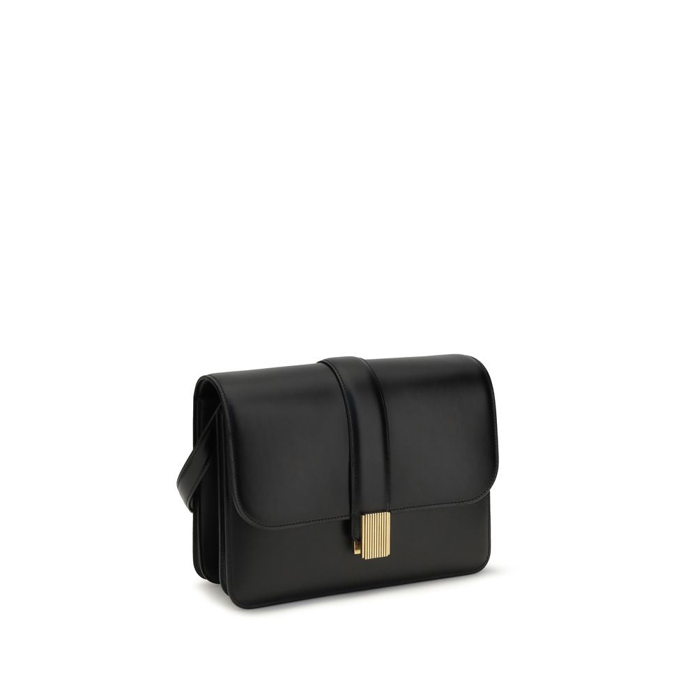 Black Calf Leather Bos Taurus Shoulder Bag
