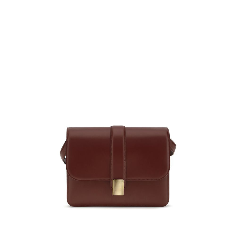 Bordeaux Calf Leather Bos Taurus Shoulder Bag