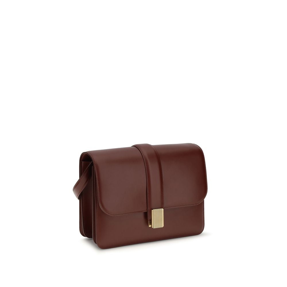 Bordeaux Calf Leather Bos Taurus Shoulder Bag