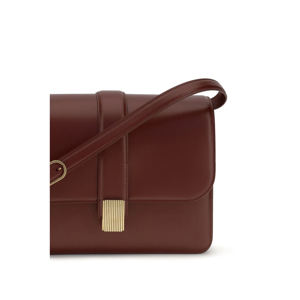 Bordeaux Calf Leather Bos Taurus Shoulder Bag