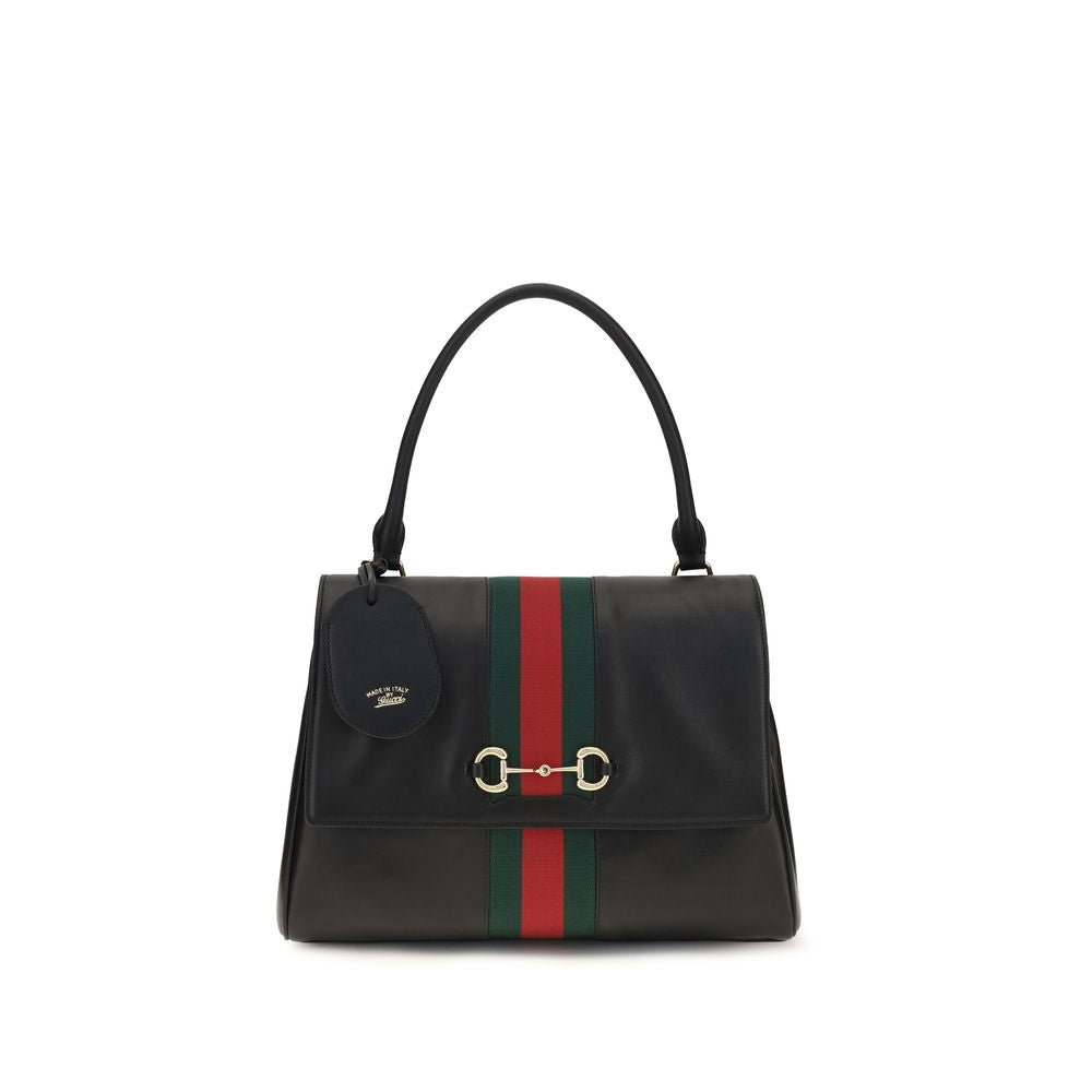 Black Calf Leather Bos Taurus Handbag