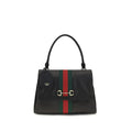 Black Calf Leather Bos Taurus Handbag