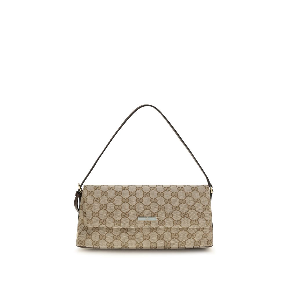 Brown Polyester Handbag