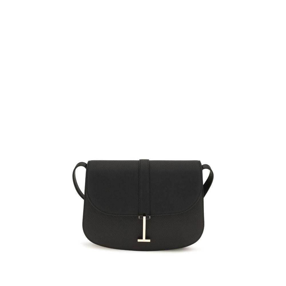 Black Calf Leather Bos Taurus Shoulder Bag
