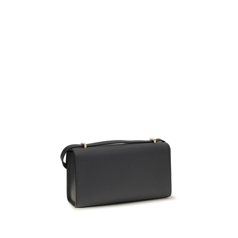 Gray Calf Leather Bos Taurus Shoulder Bag
