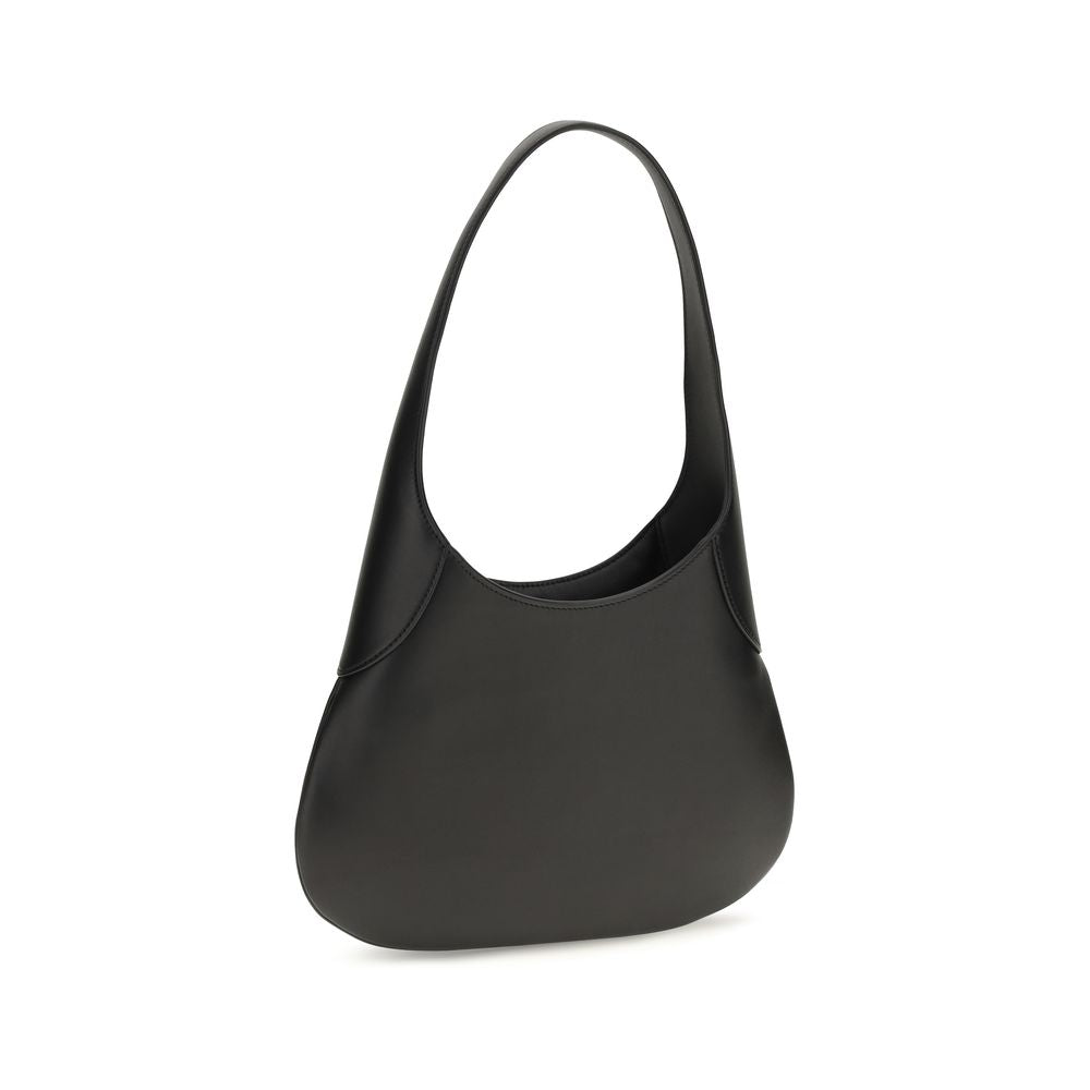 Black Calf Leather Bos Taurus Shoulder Bag