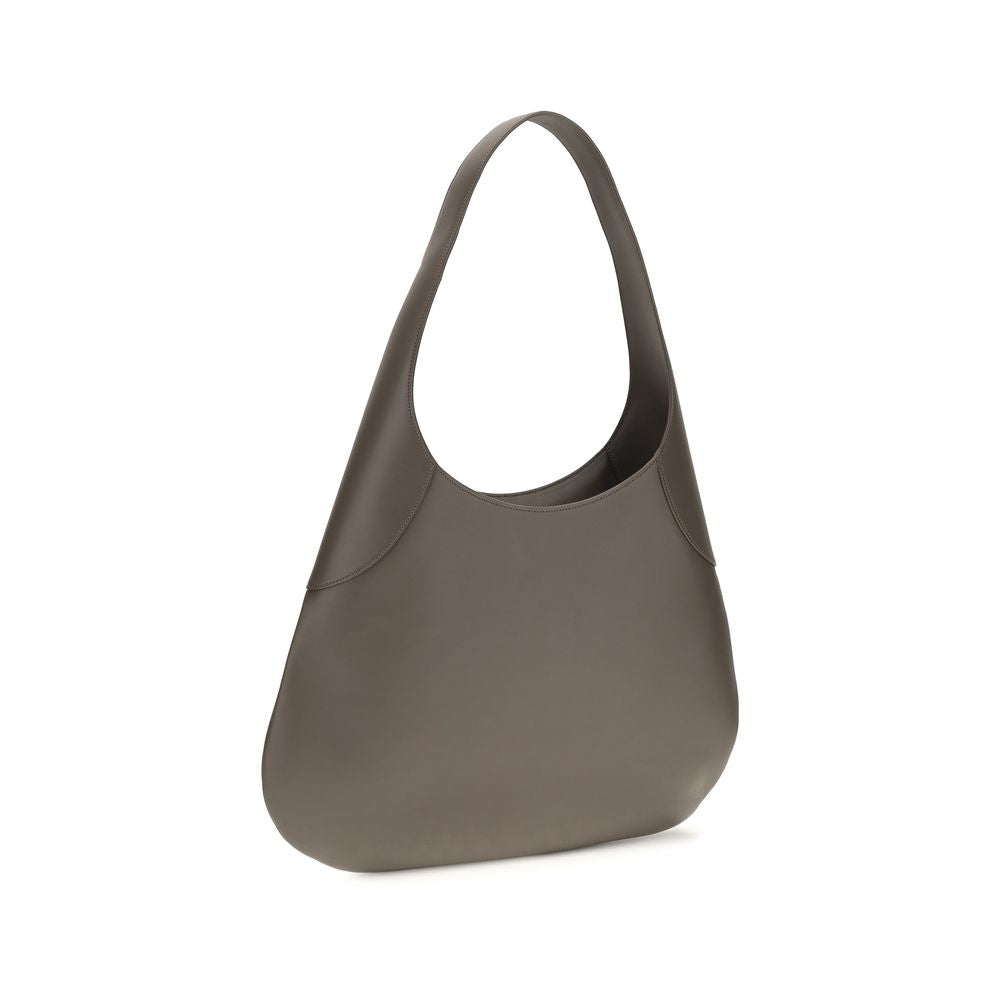 Gray Calf Leather Bos Taurus Handbag