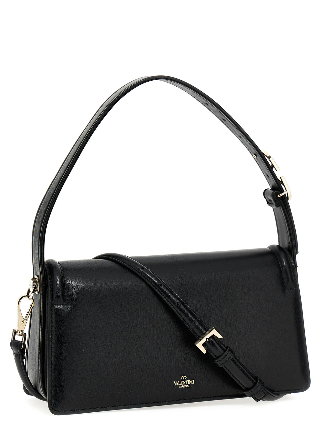 Black Leather Shoulder Bag