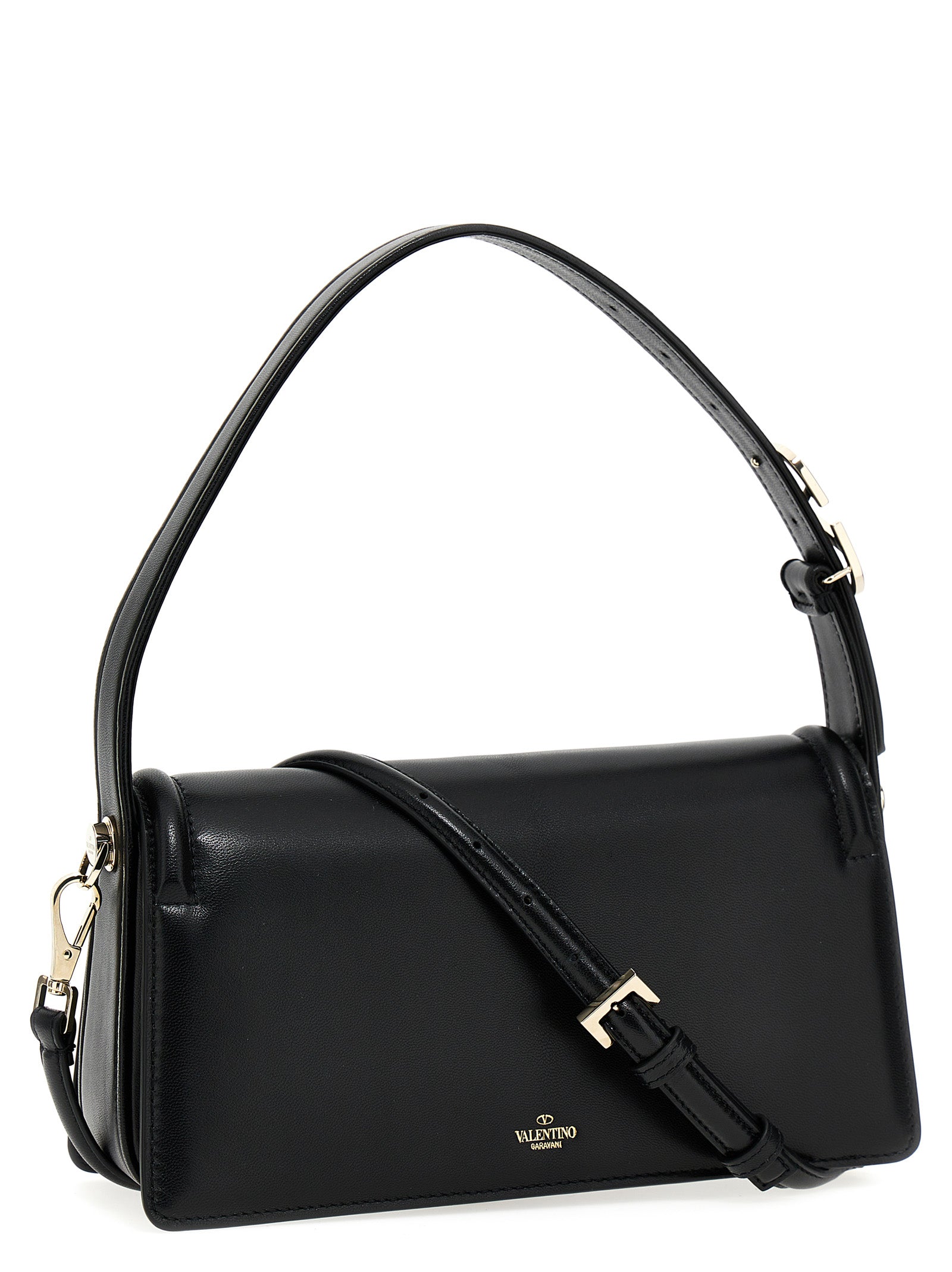 Black Leather Shoulder Bag