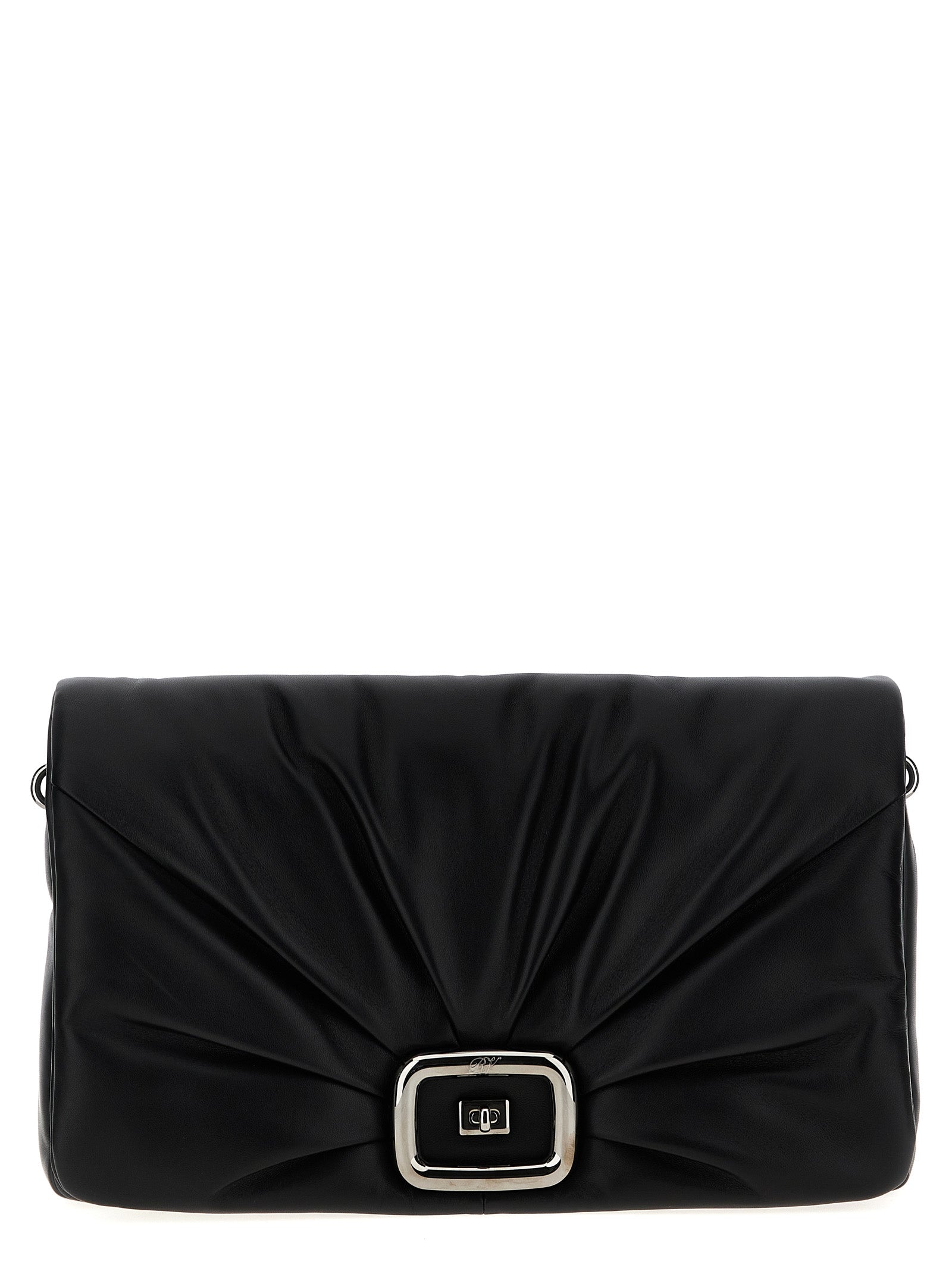 Black Leather Shoulder Bag