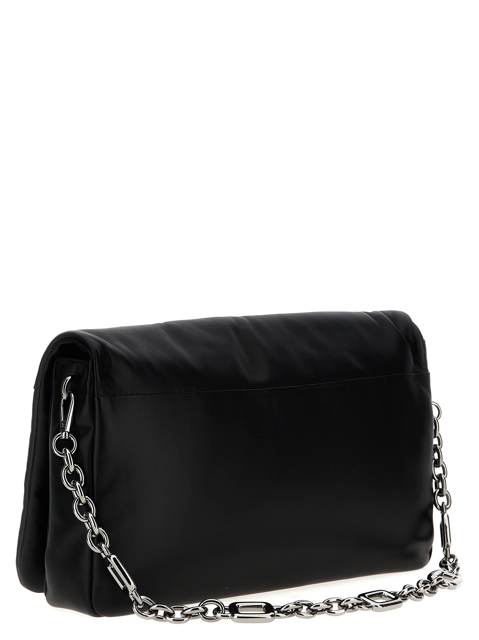 Black Leather Shoulder Bag