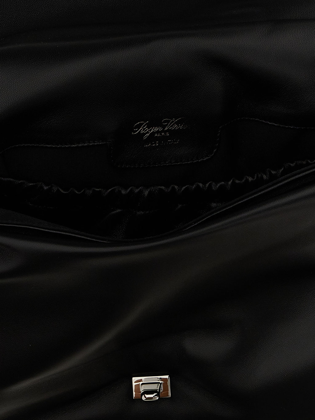 Black Leather Shoulder Bag