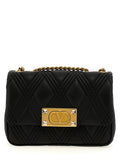 Black Lamb Leather Shoulder Bag