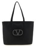Black Calfskin Tote Bag