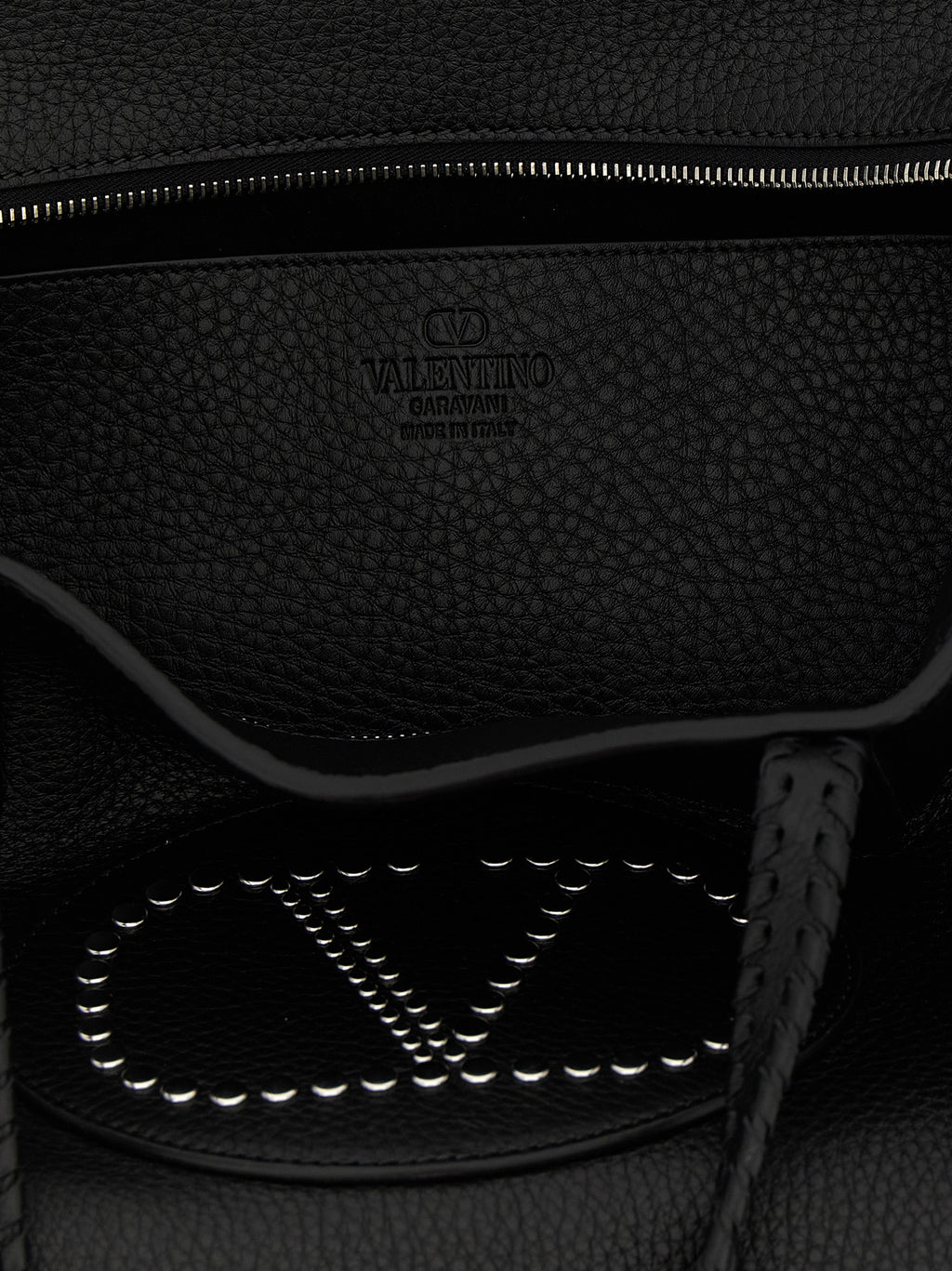 Black Calfskin Tote Bag