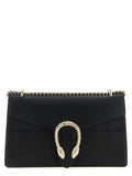 Black Calfskin Shoulder Bag