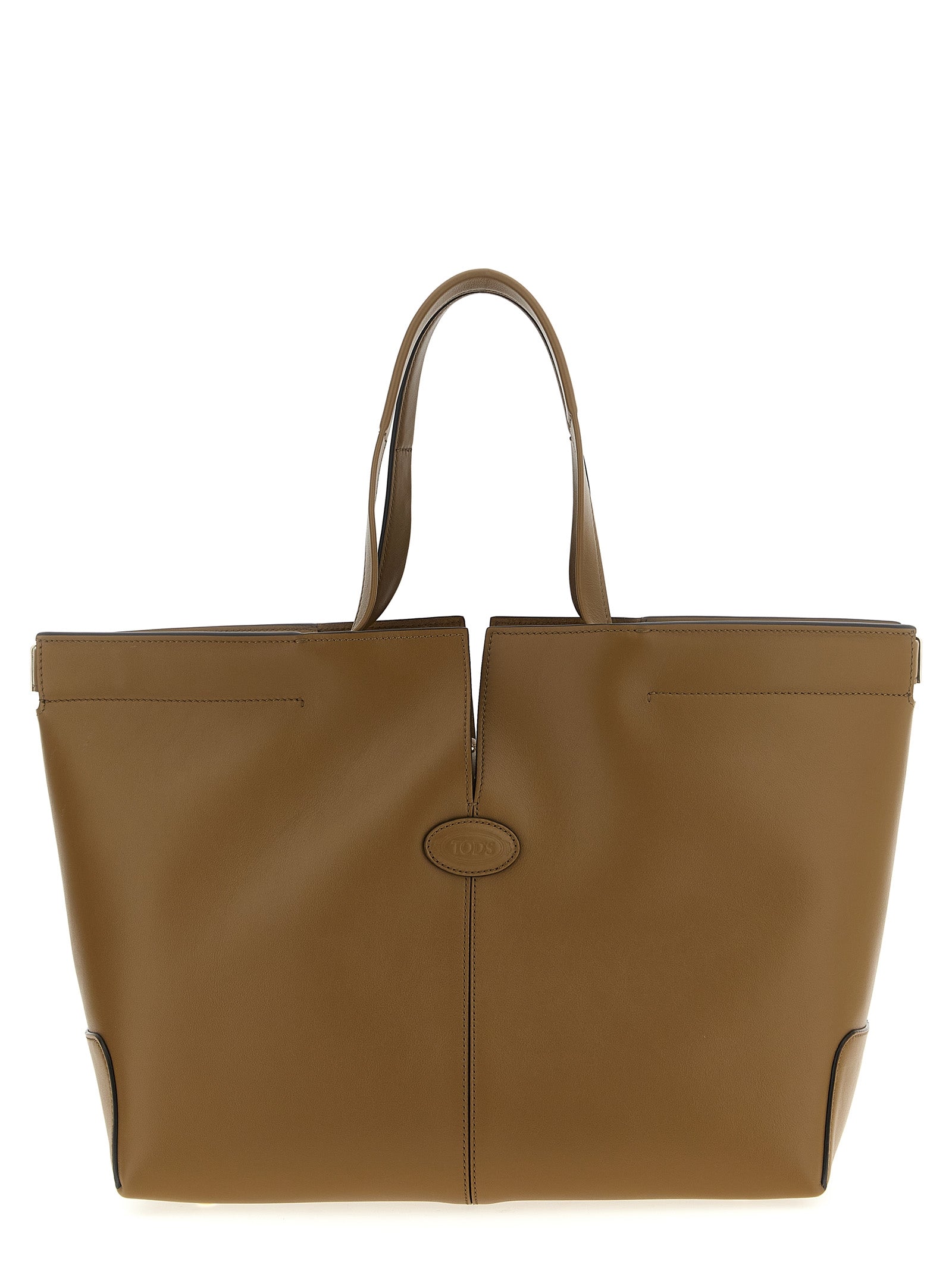 Bicolor Calfskin Tote Bag