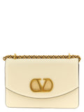 White Calfskin Shoulder Bag