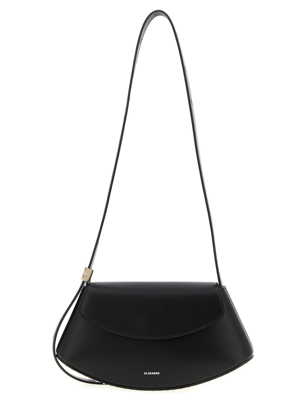 Black Bovine Leather Crossbody Bag