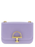 Purple Calfskin Shoulder Bag