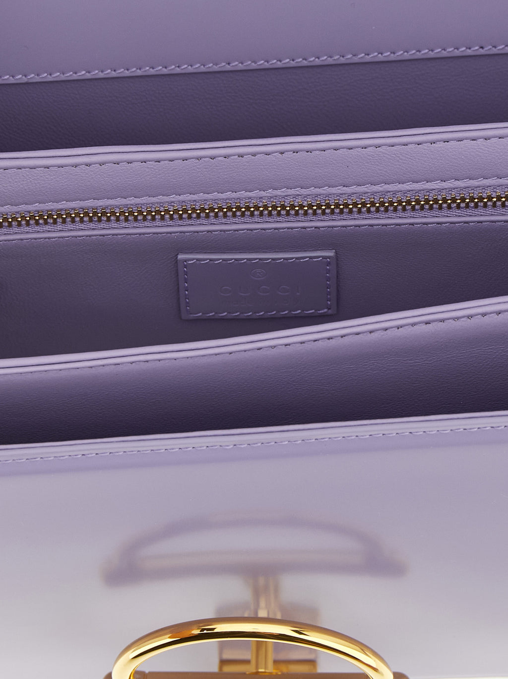 Purple Calfskin Shoulder Bag