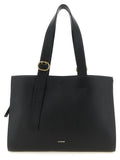 Black Calfskin Tote Bag