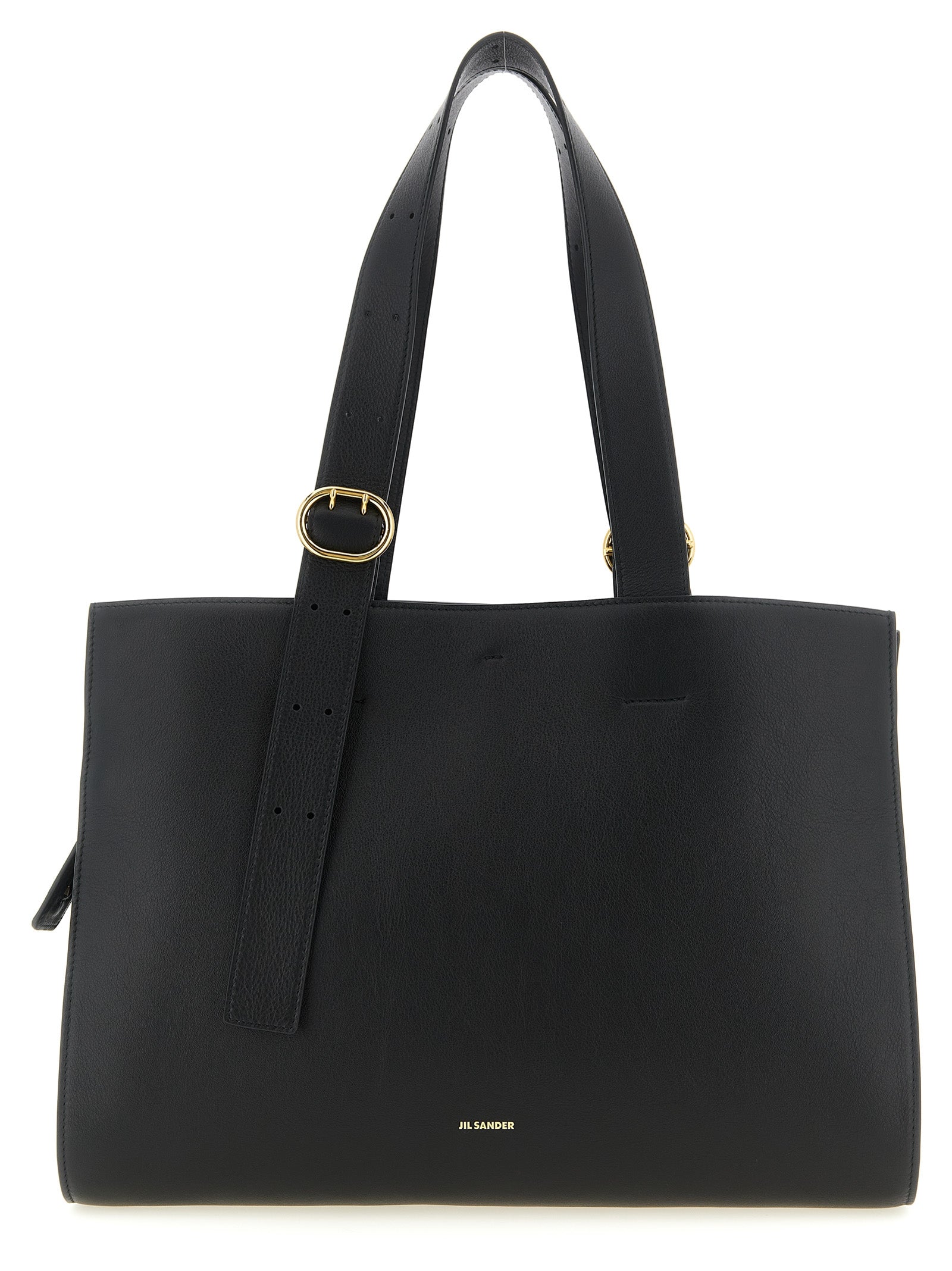 Black Calfskin Tote Bag
