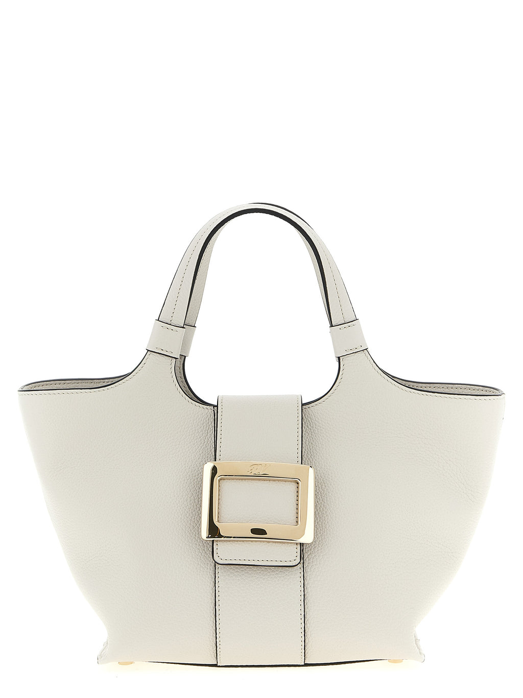 Gray Calfskin Tote Bag