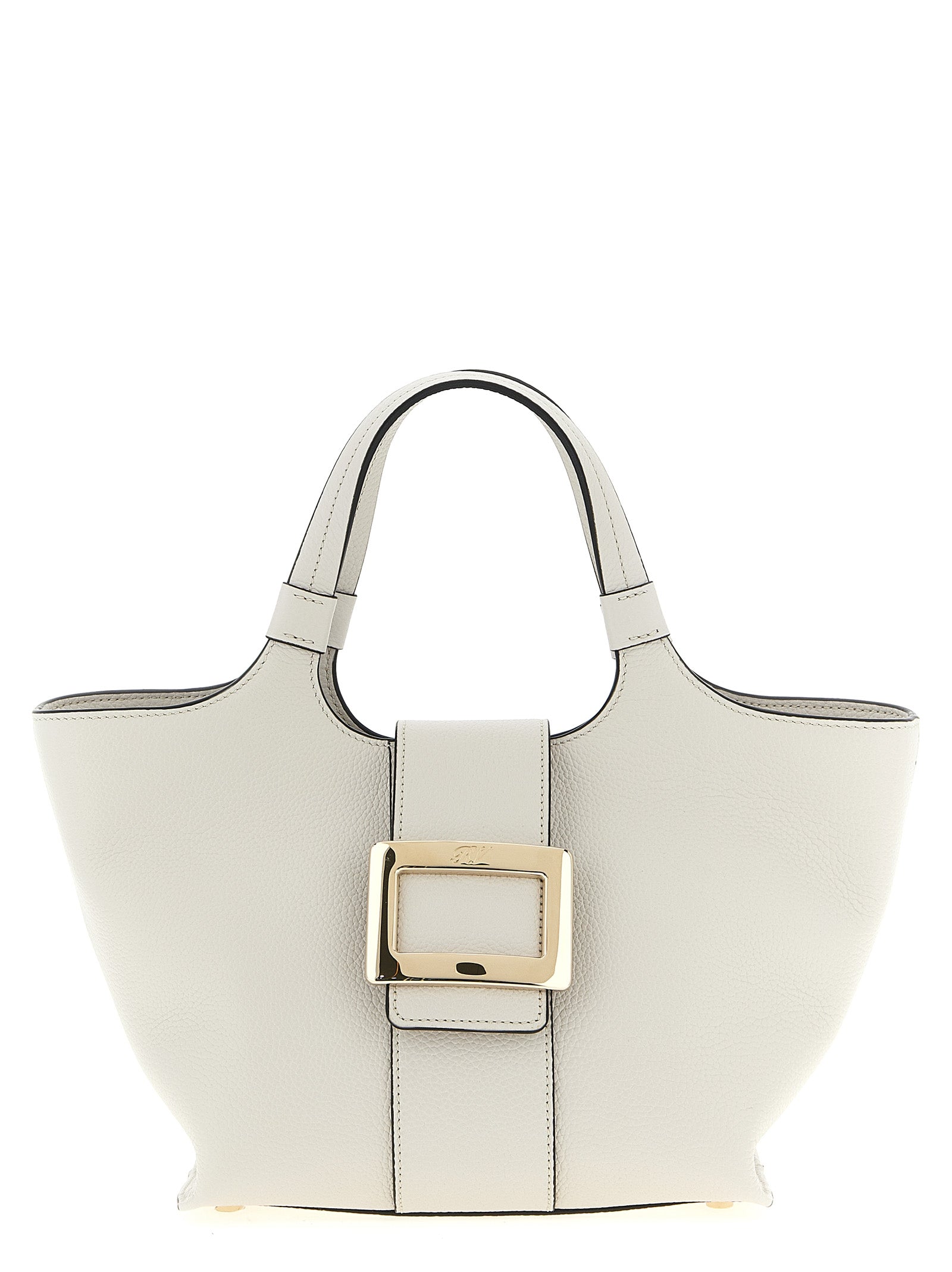 Gray Calfskin Tote Bag