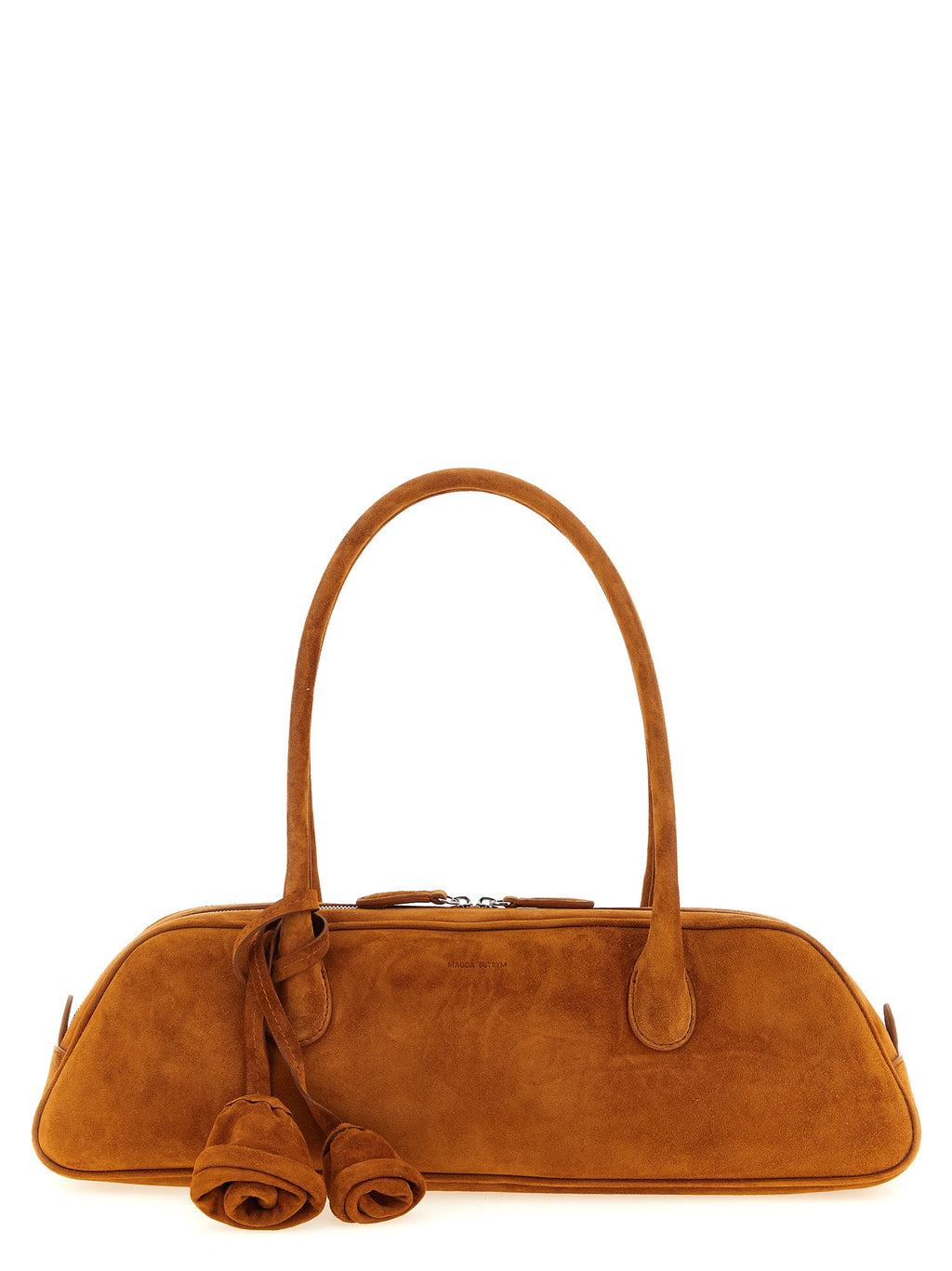 Brown Calfskin Shoulder Bag